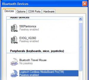Logitech Cordless MediaBoard Pro Keyboard for PS3 & PC